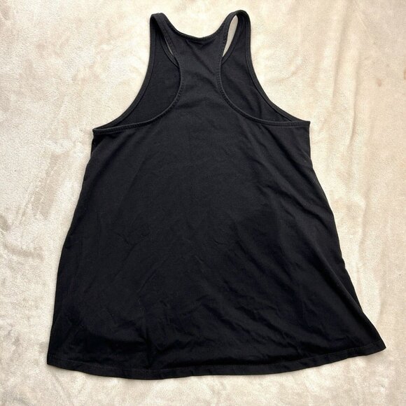 Coraline Women’s Tank Top Medium Black Long Flowy Cat Graphic Print Hot Topic - Picture 2 of 9